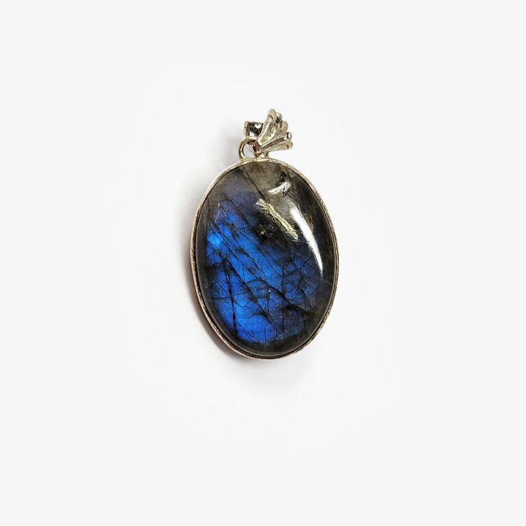 Labradorite Sterling Silver Pendant