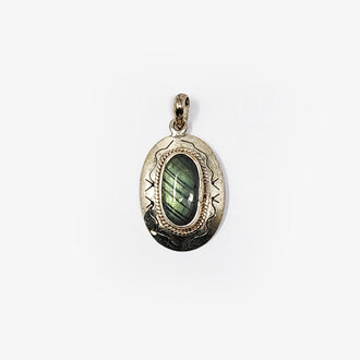 Labradorite Sterling Silver Pendant