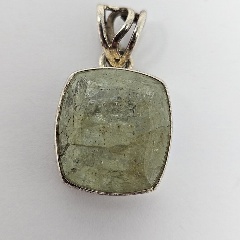 Rutilated Quartz Sterling Silver Pendant