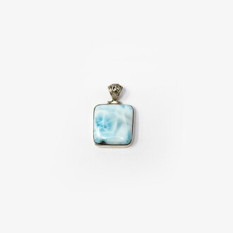Larimar Sterling Silver Pendant