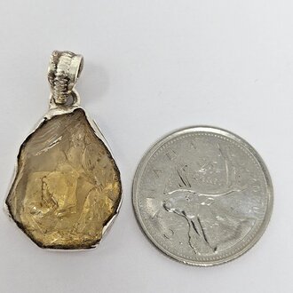 Citrine Sterling Silver Pendant Citrine Sterling Silver Pendant