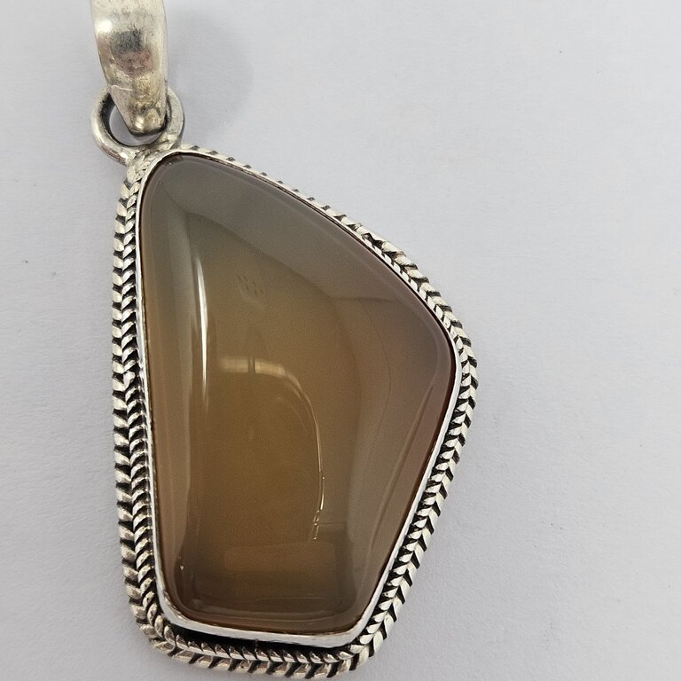 Citrine Sterling Silver Pendant