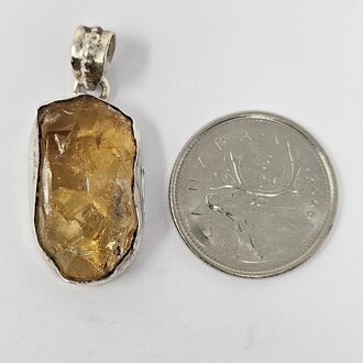 Citrine Sterling Silver Pendant Citrine Sterling Silver Pendant