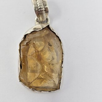 Citrine Sterling Silver Pendant Citrine Sterling Silver Pendant