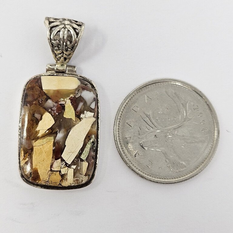 Jasper Sterling Silver Pendant