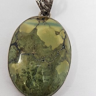 Turquoise Sterling Silver Pendant