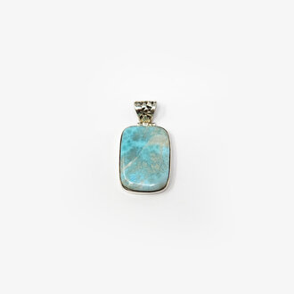 Larimar Sterling Silver Pendant
