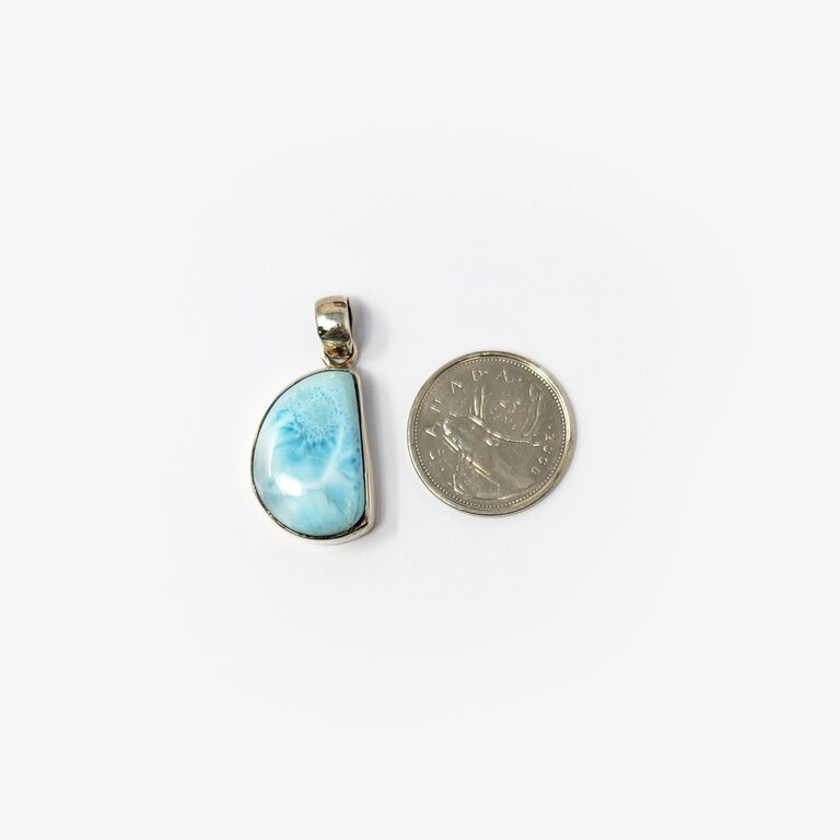 Larimar Sterling Silver Pendant