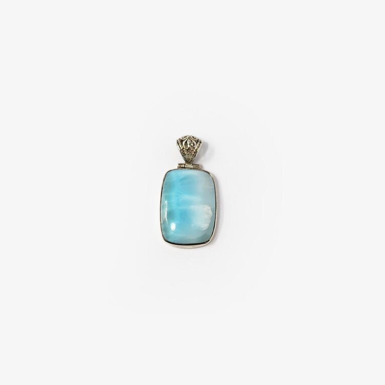 Larimar Sterling Silver Pendant