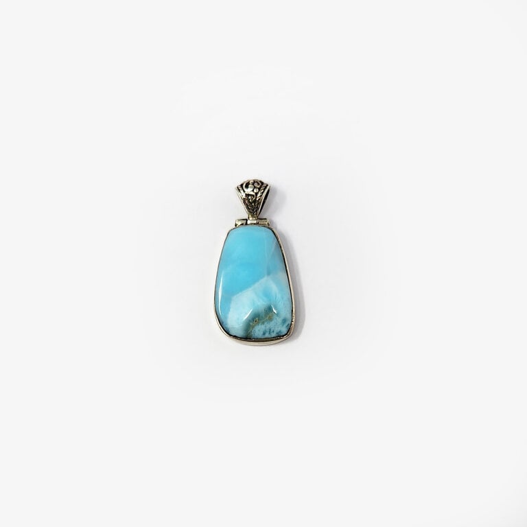 Larimar Sterling Silver Pendant