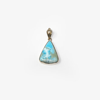 Larimar Sterling Silver Pendant