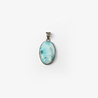 Larimar Sterling Silver Pendant