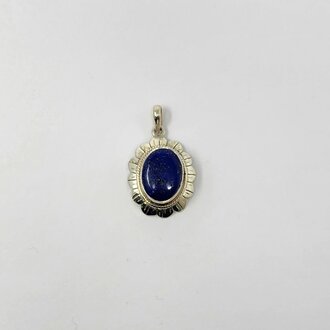 Lapis Lazuli Sterling Silver Pendant