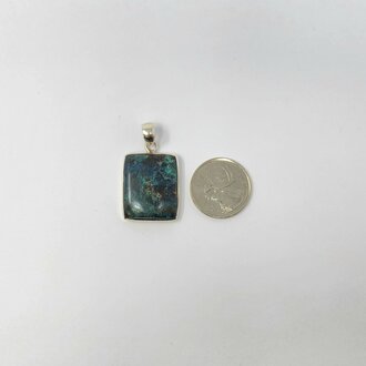 Shattukite Sterling Silver Pendant