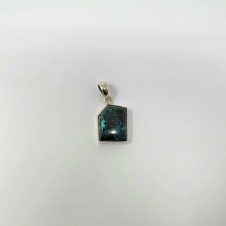 Shattukite Sterling Silver Pendant