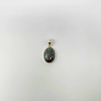 Shattukite Sterling Silver Pendant