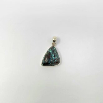 Shattukite Sterling Silver Pendant