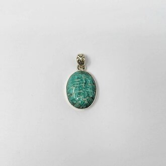 Amazonite Sterling Silver Pendant
