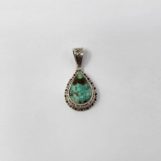 Turquoise Sterling Silver Pendant