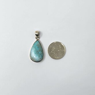 Larimar Sterling Silver Pendant