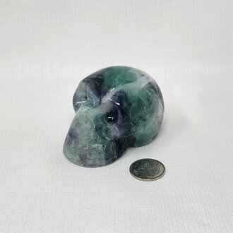 Fluorite Skull