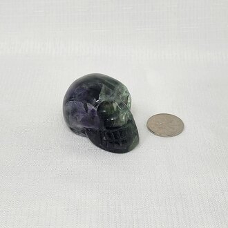 Fluorite Skull