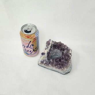 Amethyst Candle Holder