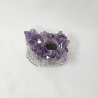 Amethyst Candle Holder