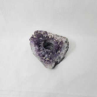Amethyst Candle Holder