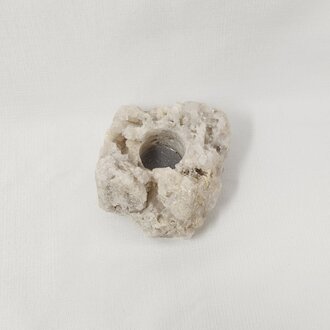 Clear Quartz Cluster Candle Holder