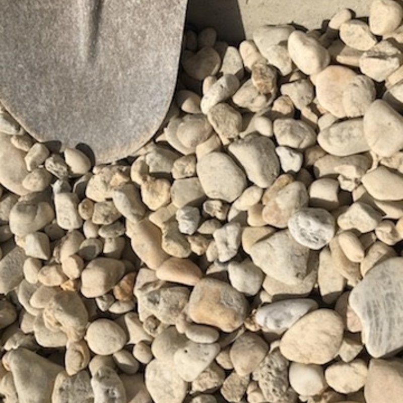 BULK LARGE WHITE RIVER ROCK (1 1/2”)