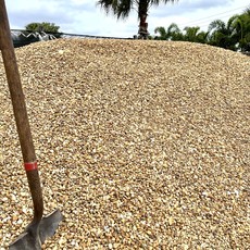 BULK SMALL BROWN RIVER ROCK PER SCOOP