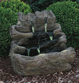 Henri Log Spill Fountain