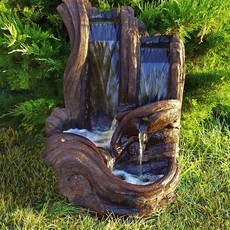 Henri Twin Logs Fountain