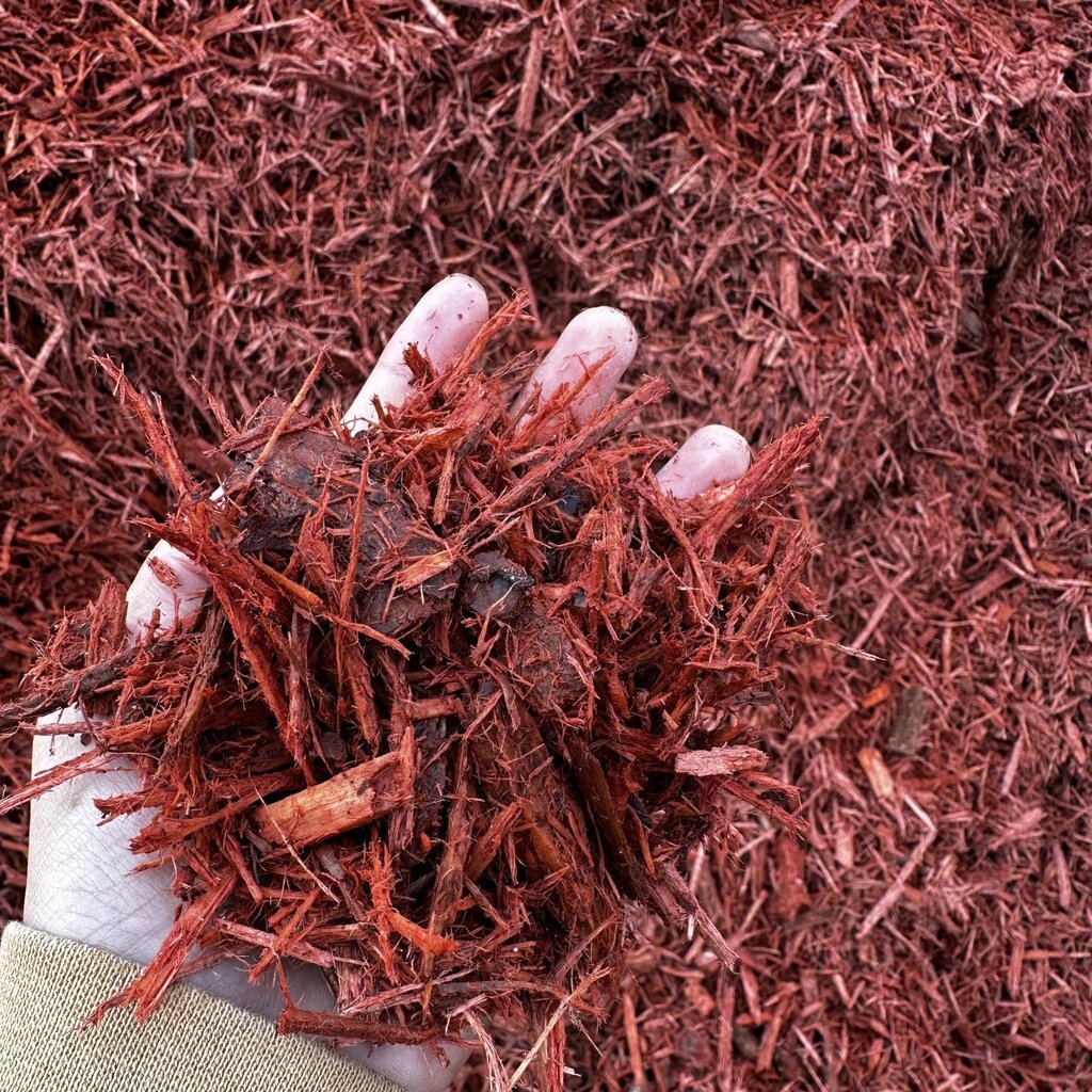 BULK RED MULCH BY THE SCOOP