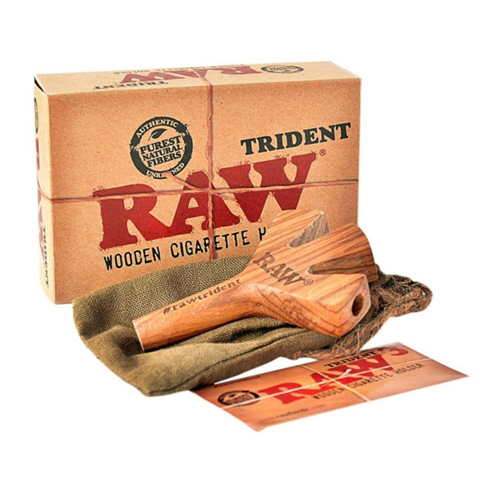 Raw RAW® Trident Wooden Cig Holder