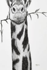 Le Nid - Girafe Portrait  Paper - 12x18