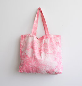Pink Tie Dye Cotton Tote Bag by Camp Moms