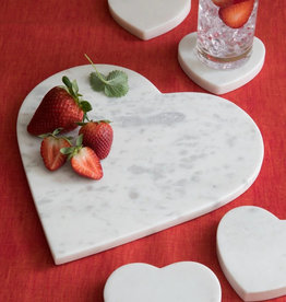 Be Home White Marble Serving Board