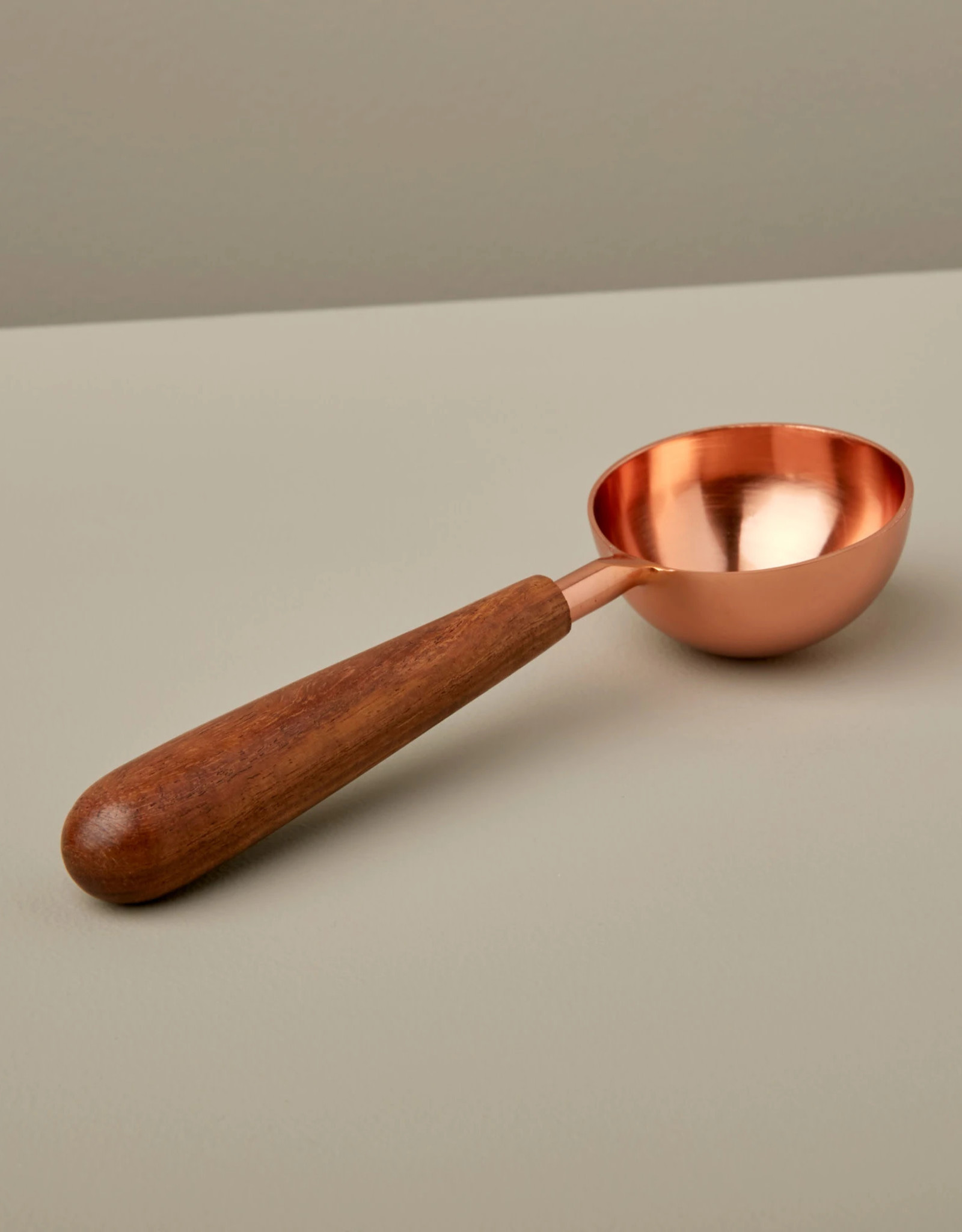 Be Home Copper & Wood Scoop