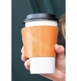 Dodo Leather Leather Cup Sleeve - Russet