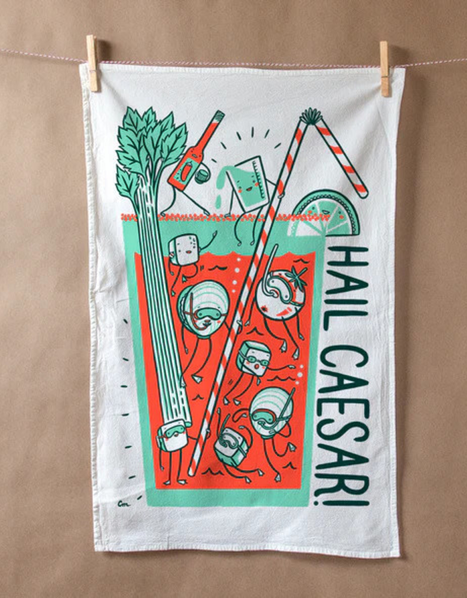Claire Manning Claire Manning - Tea Towel - Hail Caesar