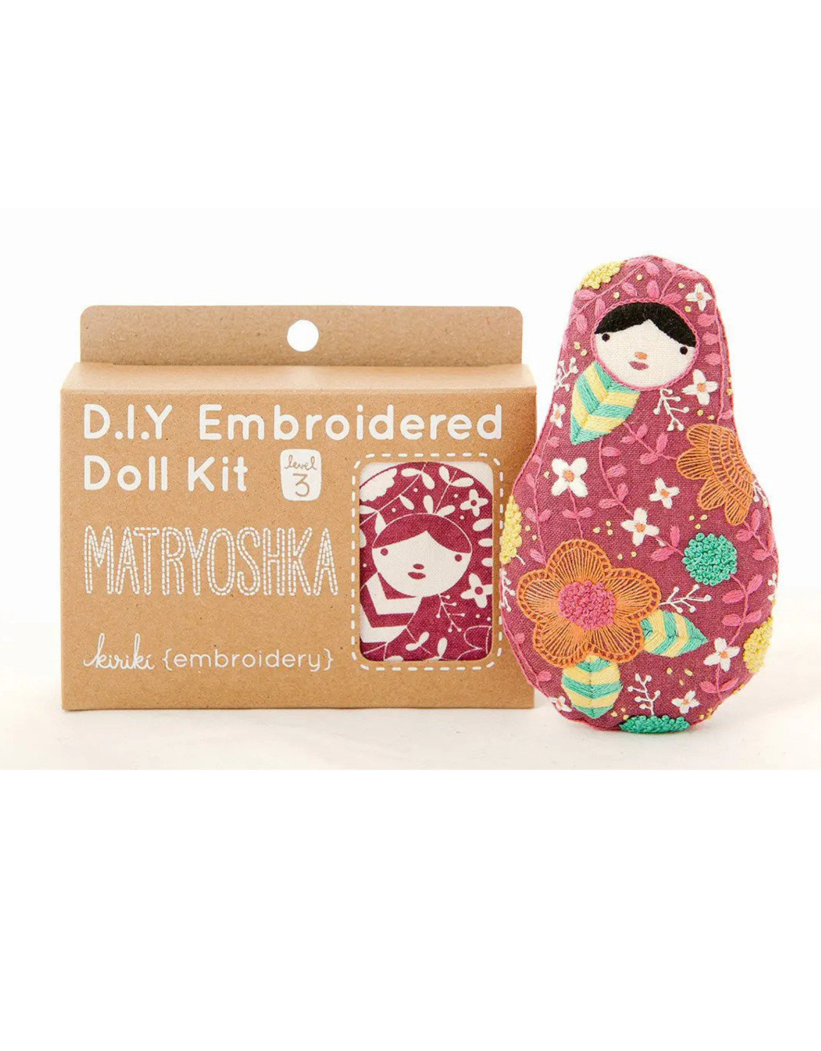 Kiriki D.I.Y Embroidered Doll Kit - Matryoshka