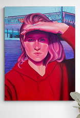 Kelly Rose Original Oil Painting - "Self Portrait at 25" -   36"x48"