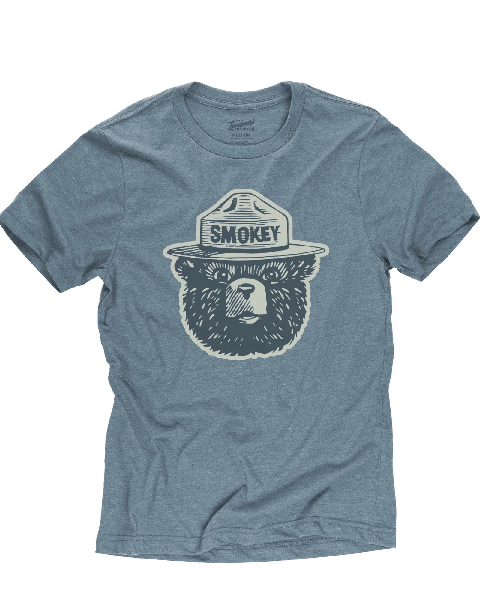 Smokey Logo T-shirt | M / Manatee - The Landmark Project