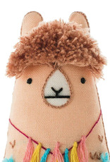 Kiriki D.I.Y Embroidered Doll Kit - Llama