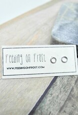 Feeding On Frost Feeding On Frost-Sterling Silver Circle Studs-FOF21,FOF22