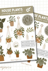 Jess Paper Co. - House Plant Sticker sheet
