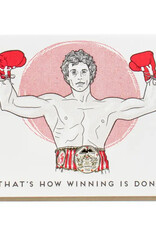 Porchlight Press - Thats how winning is done card