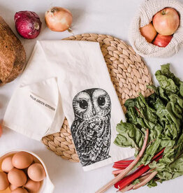 Your Green Kitchen - Owl Tea Towel